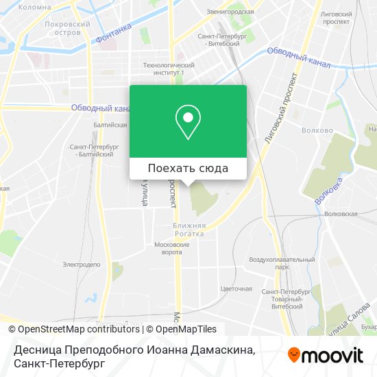 Карта Десница Преподобного Иоанна Дамаскина