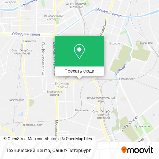Карта Технический центр
