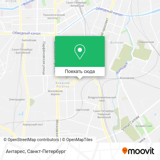 Карта Антарес