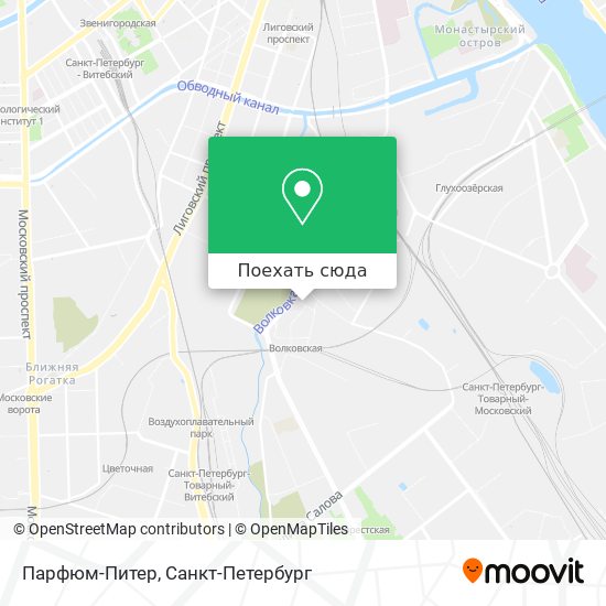 Карта Парфюм-Питер