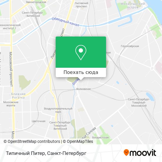 Карта Типичный Питер