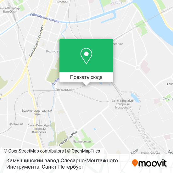 Карта Камышинский завод Слесарно-Монтажного Инструмента
