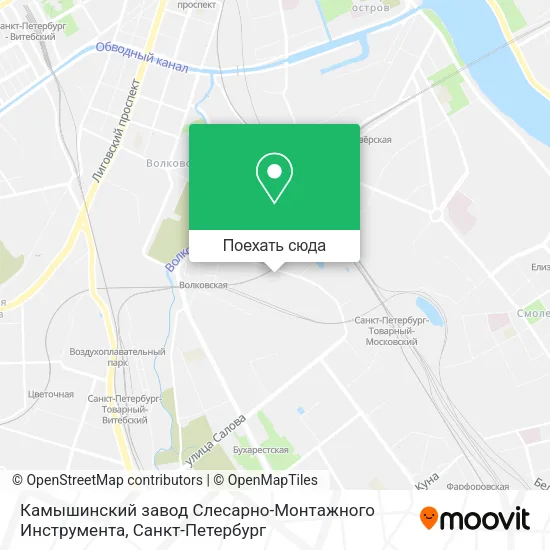 Карта Камышинский завод Слесарно-Монтажного Инструмента