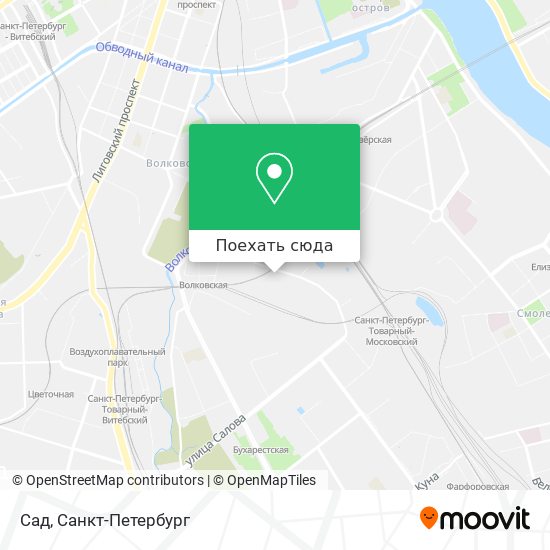 Карта Сад