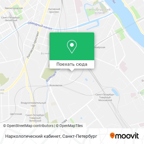 Карта Наркологический кабинет