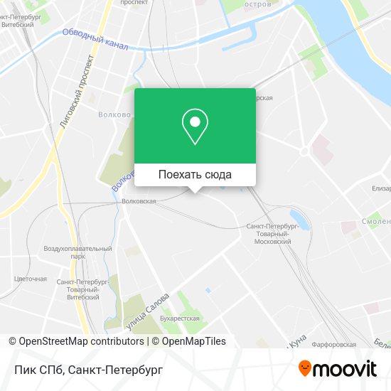 Карта Пик СПб