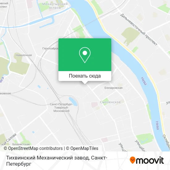 Карта Тихвинский Механический завод