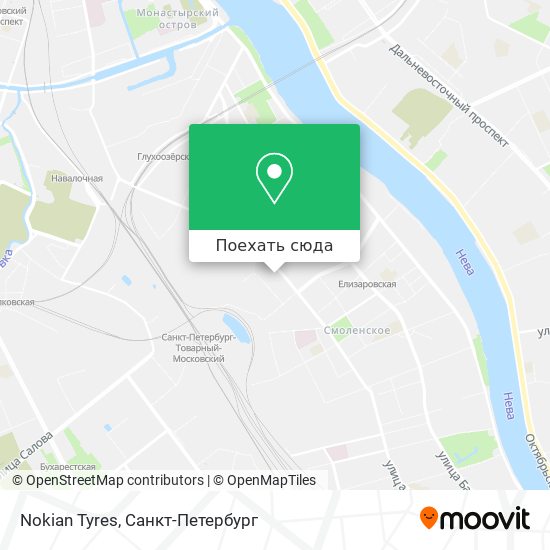 Карта Nokian Tyres