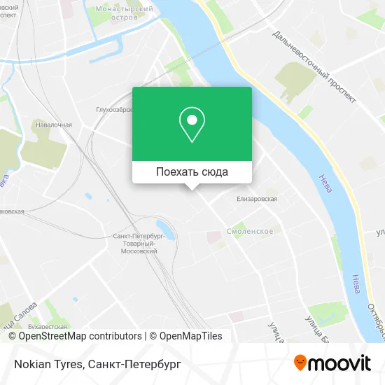 Карта Nokian Tyres