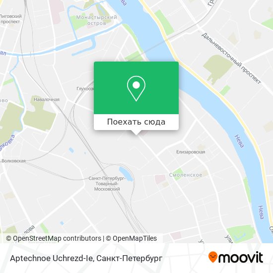 Карта Aptechnoe Uchrezd-Ie