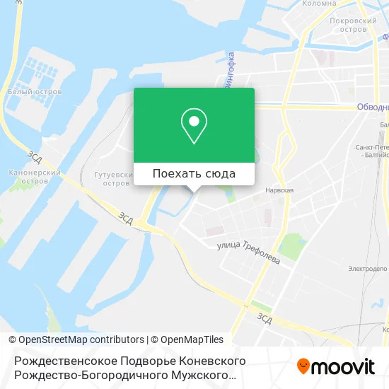 Карта Рождественсокое Подворье Коневского Рождество-Богородичного Мужского Монастыря