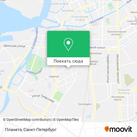 Карта Планета