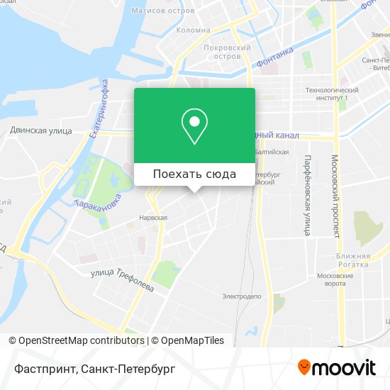 Карта Фастпринт