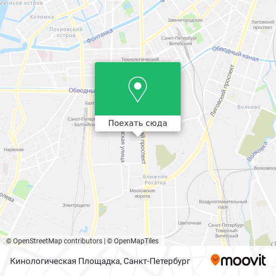 Карта Кинологическая Площадка