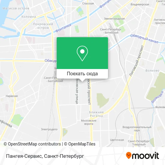 Карта Пангея-Сервис