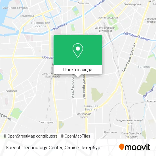Карта Speech Technology Center