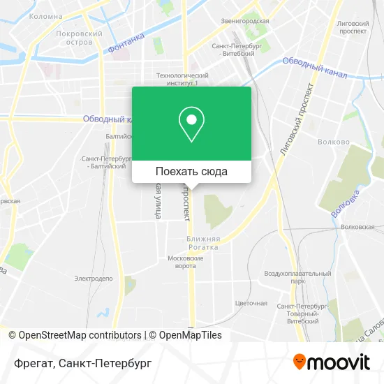 Карта Фрегат