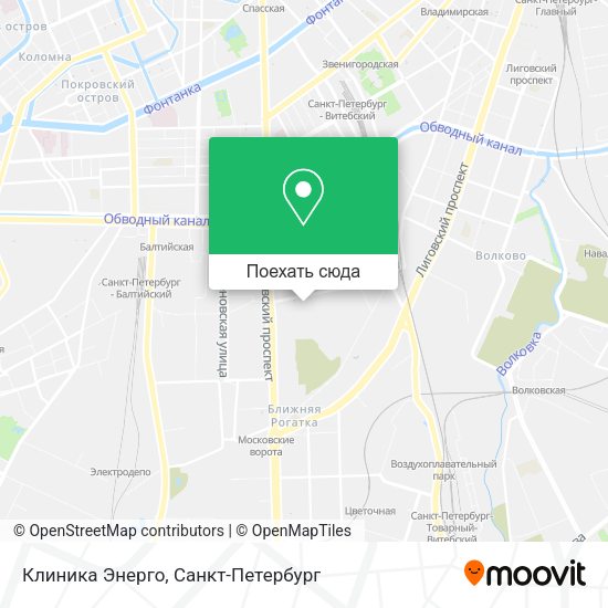 Карта Клиника Энерго