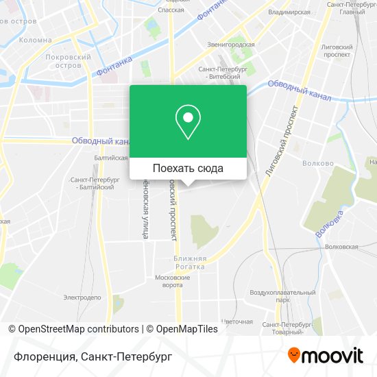 Карта Флоренция