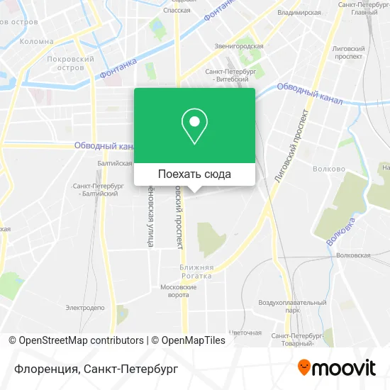 Карта Флоренция