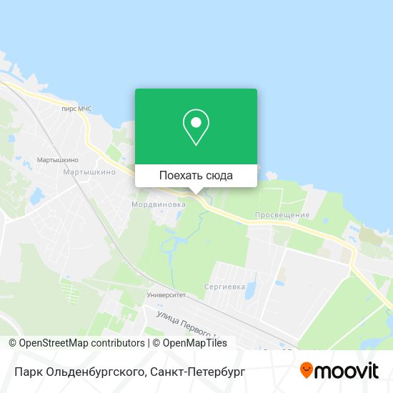 Карта Парк Ольденбургского