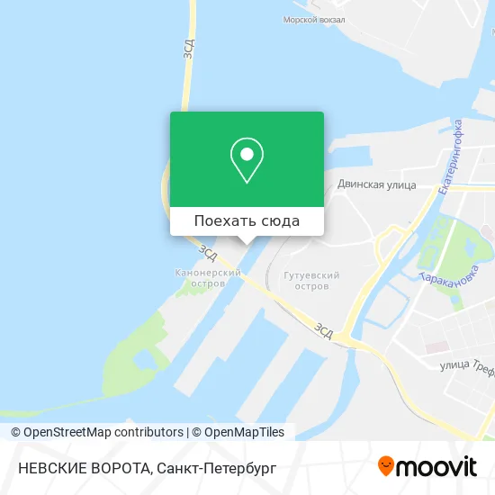 Карта НЕВСКИЕ ВОРОТА