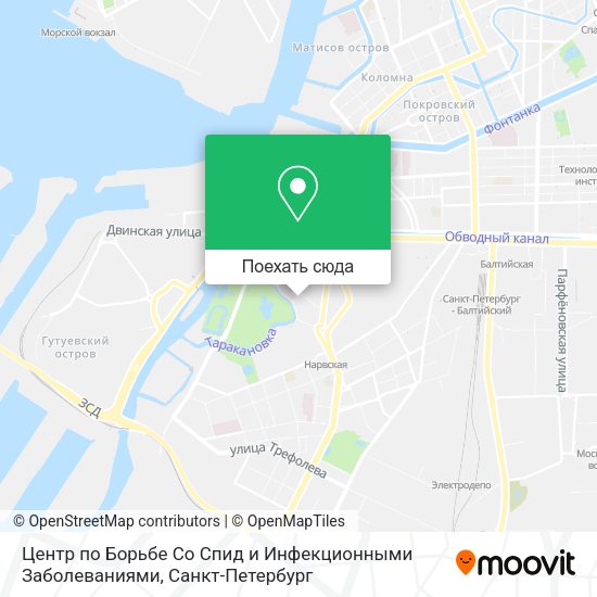 Карта Центр по Борьбе Со Спид и Инфекционными Заболеваниями