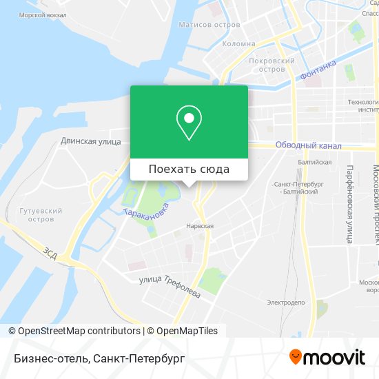 Карта Бизнес-отель