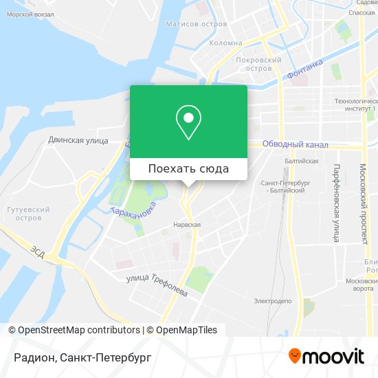 Карта Радион