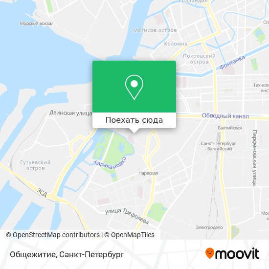 Карта Общежитие