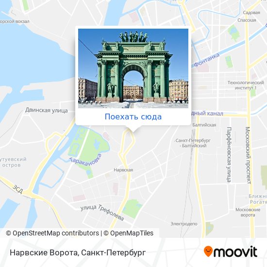 Карта Нарвские Ворота