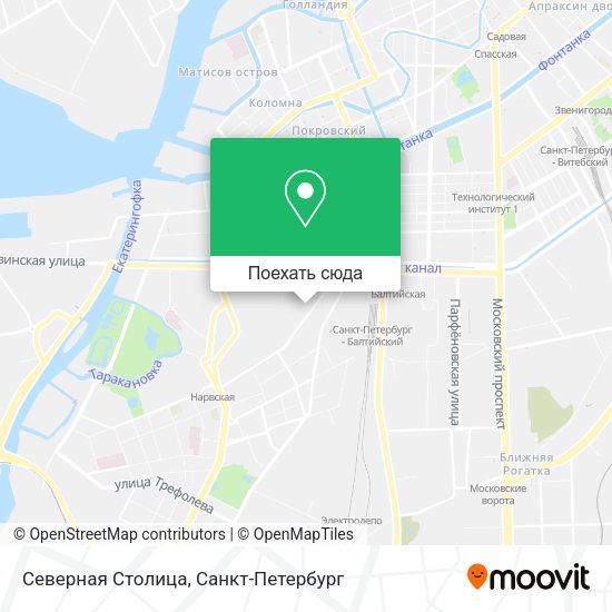 Карта Северная Столица