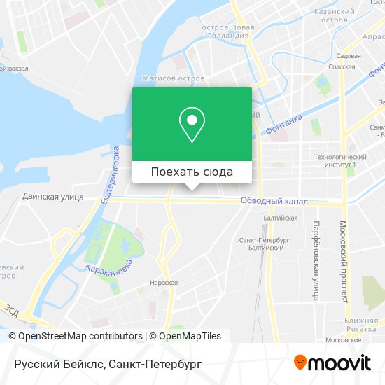 Карта Русский Бейклс