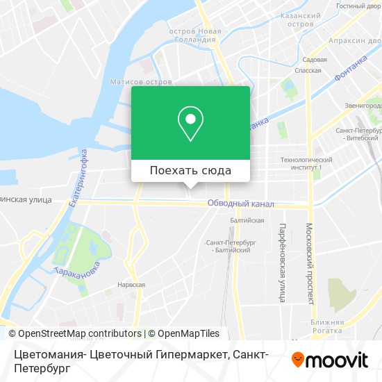 Карта Цветомания- Цветочный Гипермаркет