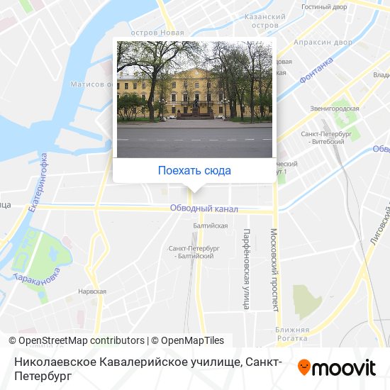 Карта Николаевское Кавалерийское училище