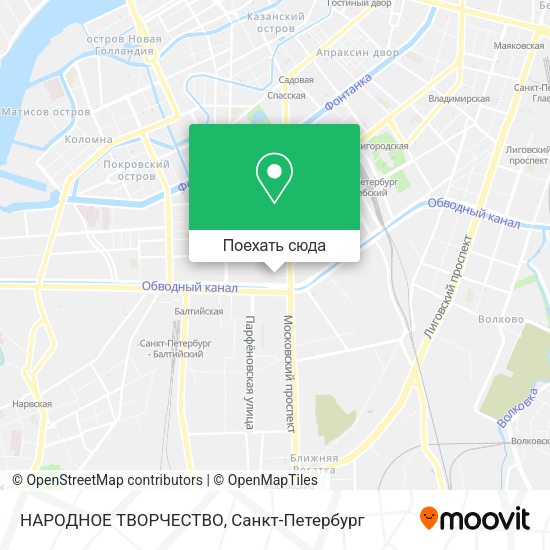 Карта НАРОДНОЕ ТВОРЧЕСТВО