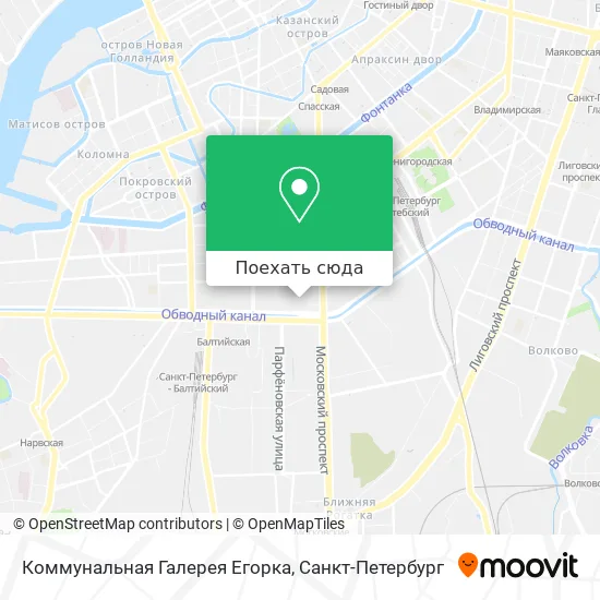 Карта Коммунальная Галерея Егорка