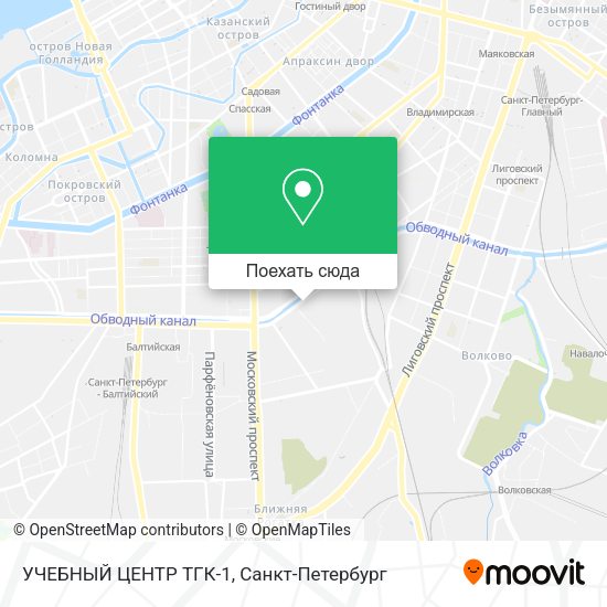 Карта УЧЕБНЫЙ ЦЕНТР ТГК-1