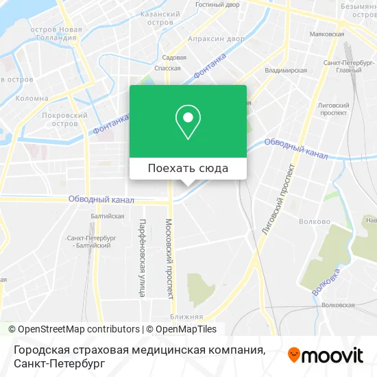 Карта Городская страховая медицинская компания