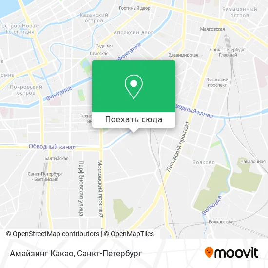 Карта Амайзинг Какао