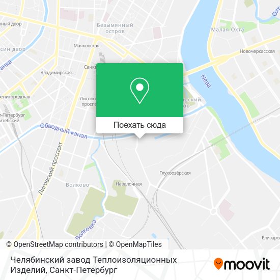 Карта Челябинский завод Теплоизоляционных Изделий