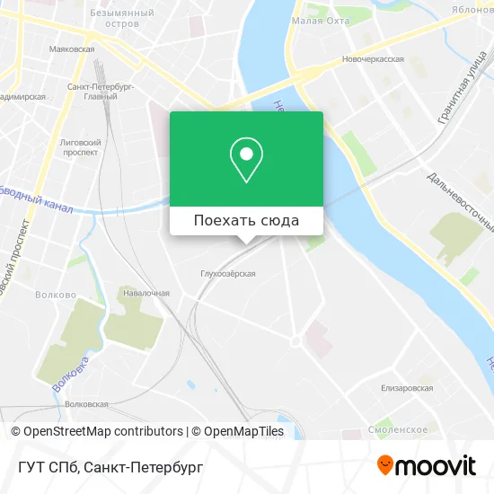 Карта ГУТ СПб