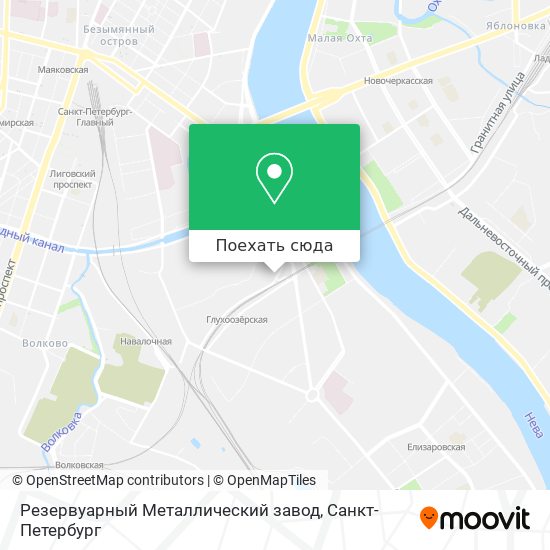 Карта Резервуарный Металлический завод