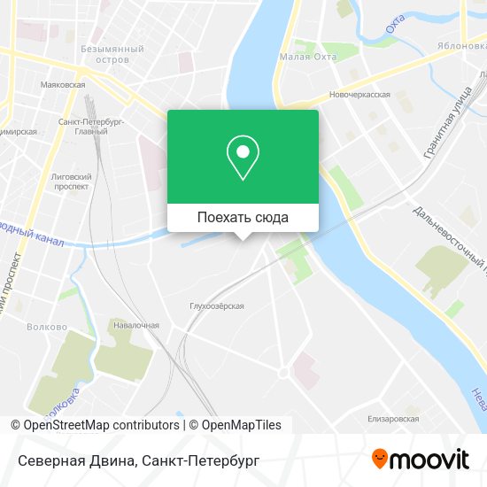 Карта Северная Двина