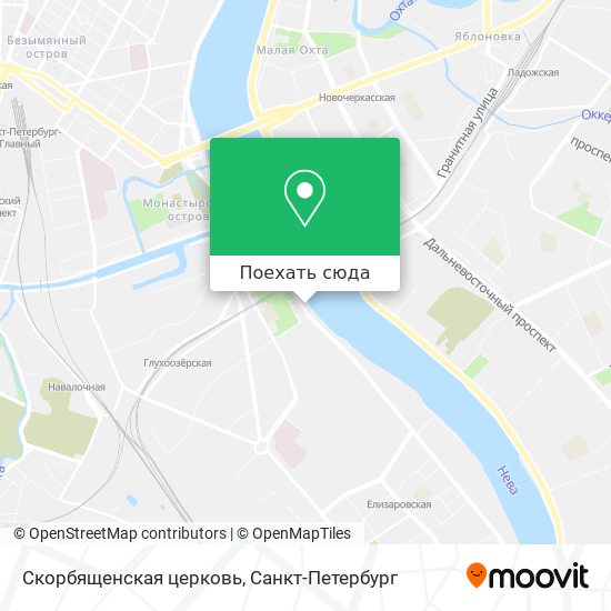 Карта Скорбященская церковь