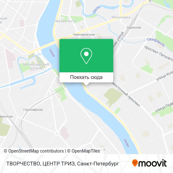 Карта ТВОРЧЕСТВО, ЦЕНТР ТРИЗ