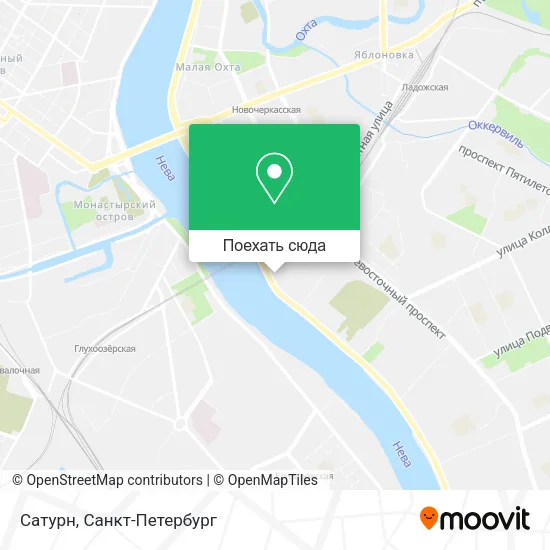 Карта Сатурн