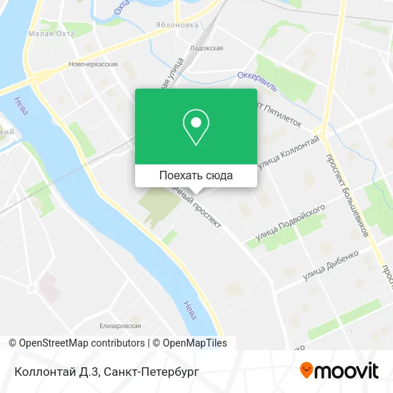 Карта Коллонтай Д.3