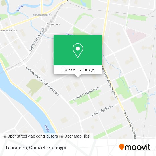 Карта Главпиво