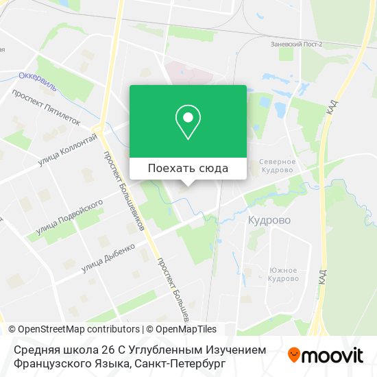 Карта Средняя школа 26 С Углубленным Изучением Французского Языка